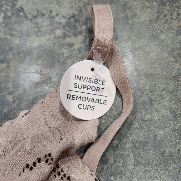 Danskin Intimates Womens Size Large Invisible Support Bralette Bra DS1263 - Picture 2 of 7